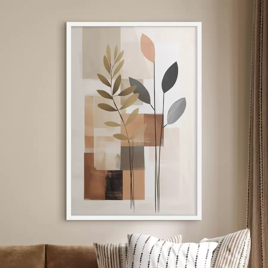 Fototapeta Abstrakcyjna kompozycja botaniczna f48516