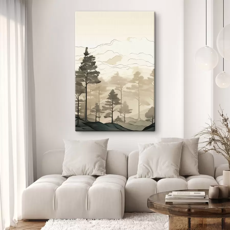 Obraz Warstwy górskiej mgły s48540