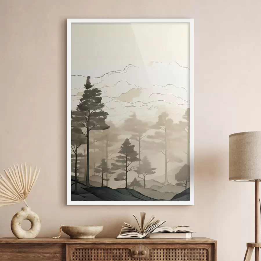 Fototapeta Warstwy górskiej mgły f48540