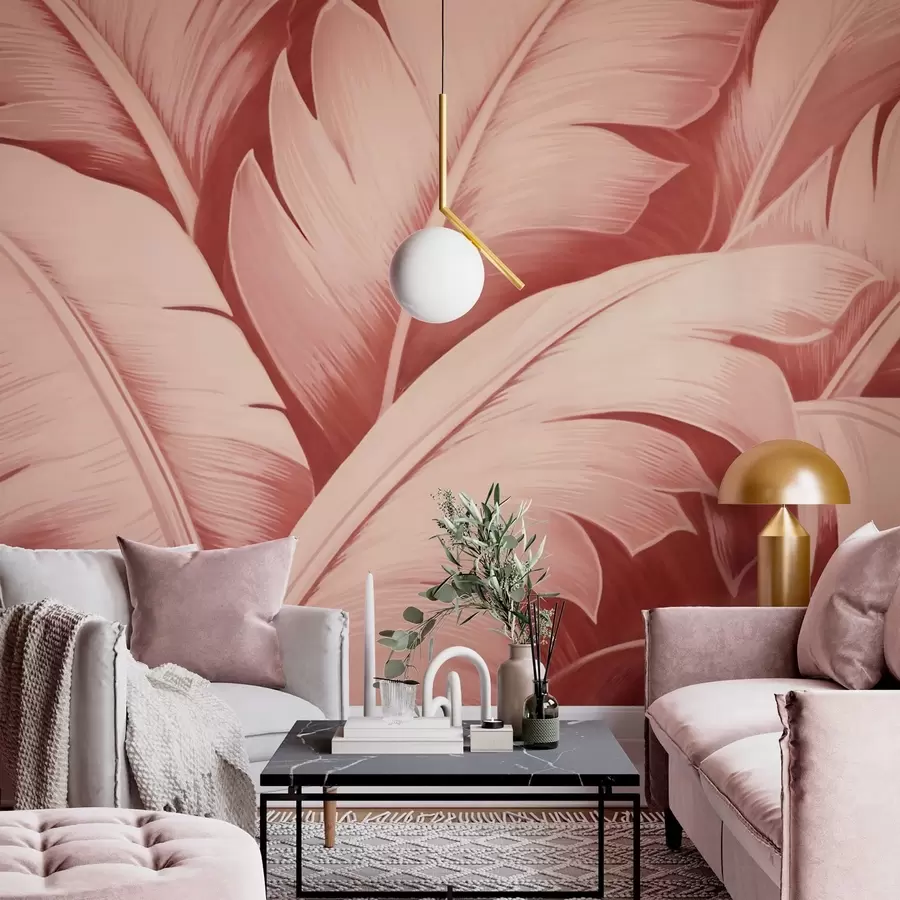 Fototapeta Duże liście bananowca w04991v1