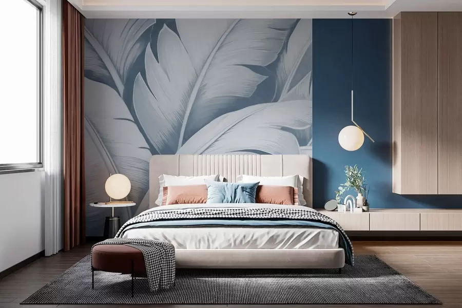 Fototapeta Duże liście bananowca w04991v2