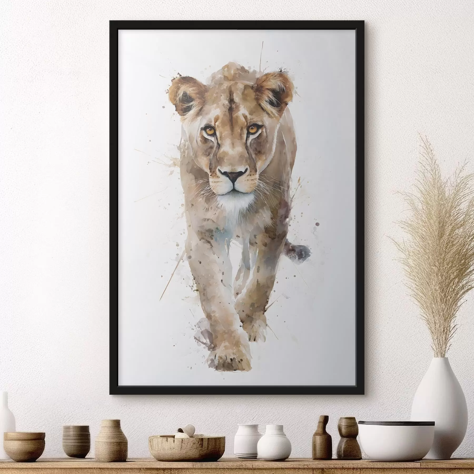 Fototapeta kwitnąca gałązka moreli w stylu akwareli f48526