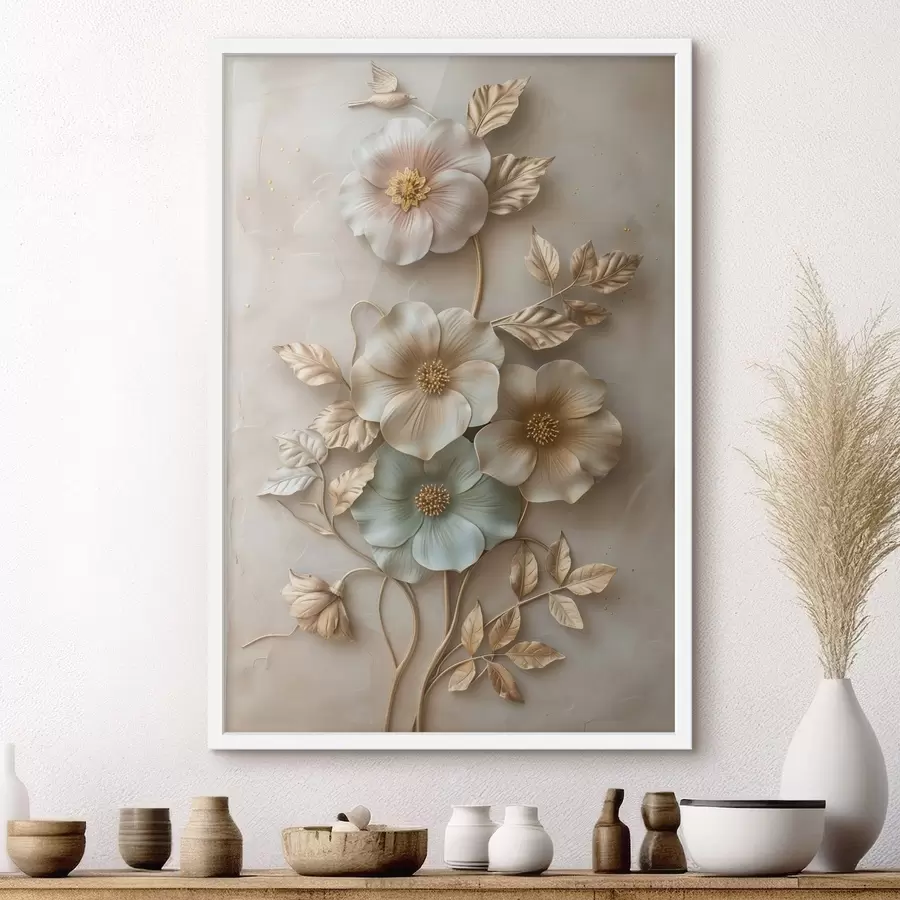 Fototapeta abstrakcyjna twarz kobiety widziana z profilu f48528