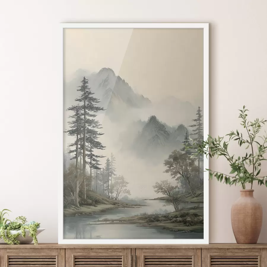 Fototapeta lwica w stylu akwarelowym f48531