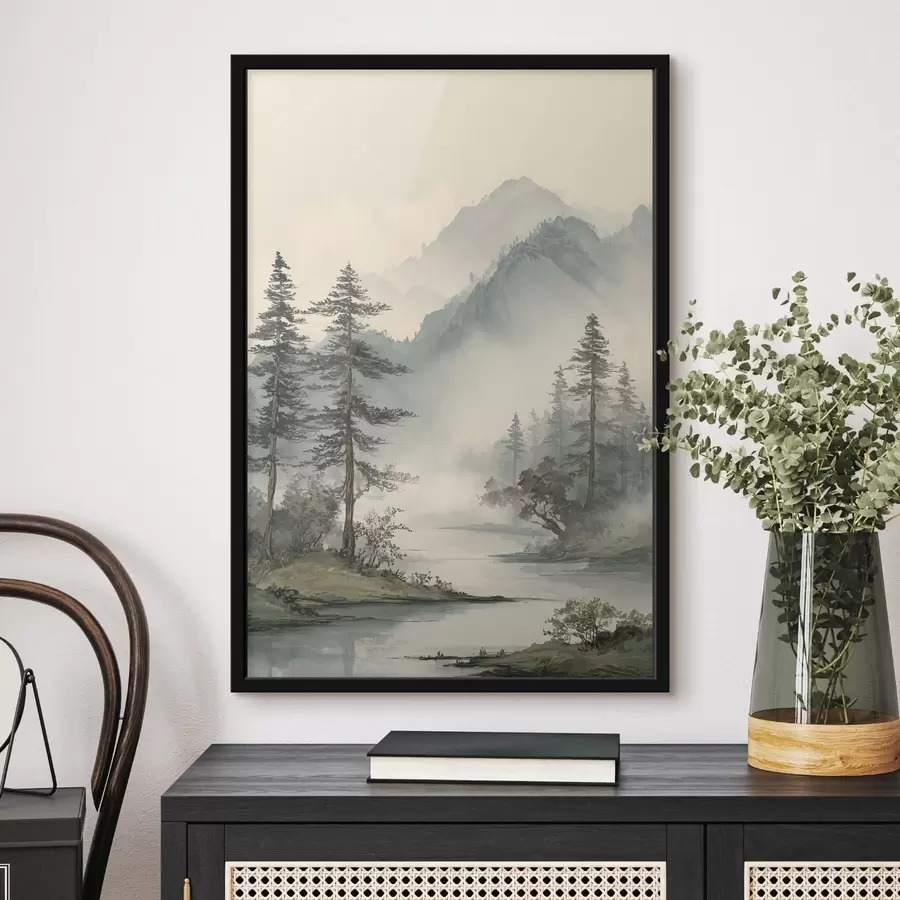 Fototapeta delikatna kompozycja dekoracyjna z kwiatów i liści f48532