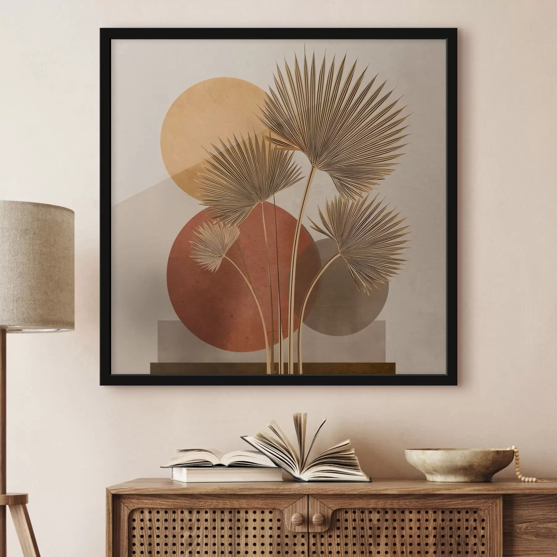 Fototapeta Abstrakcyjne liście palmy f48558