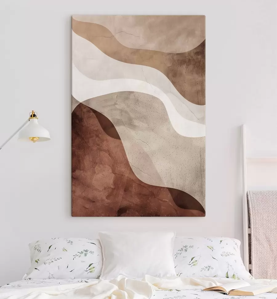 Obraz Nowoczesna abstrakcja, ciepłe barwy s48580