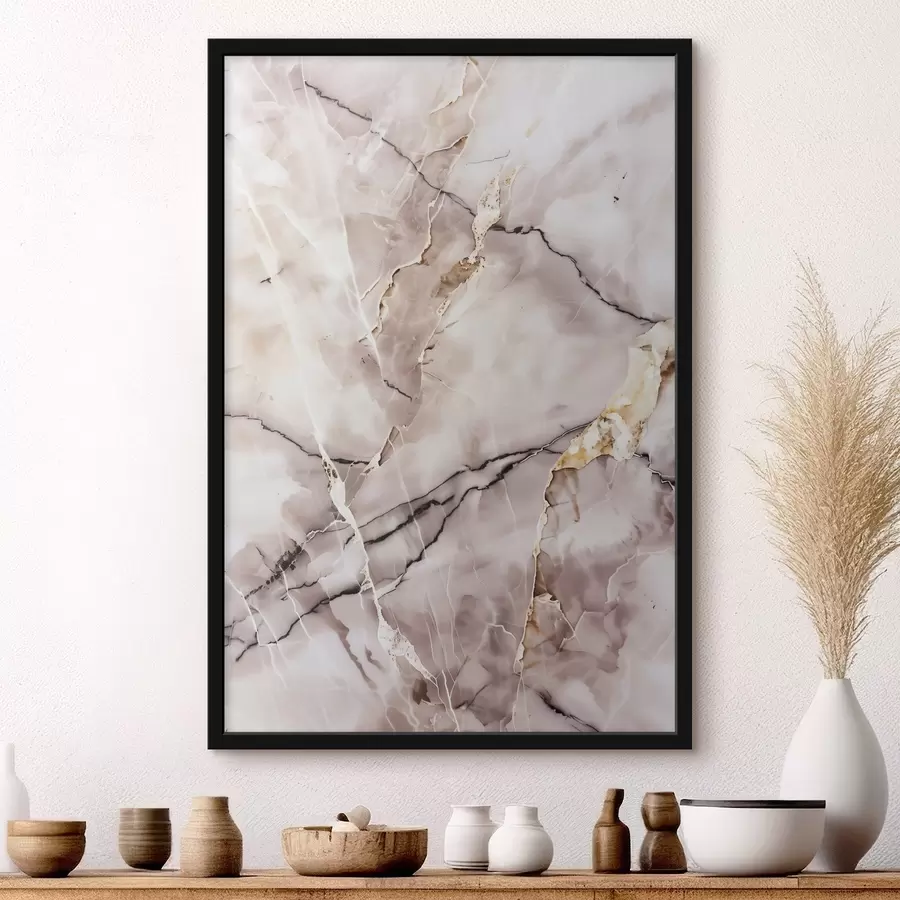 Fototapeta Tekstura marmuru, beżowa f48571