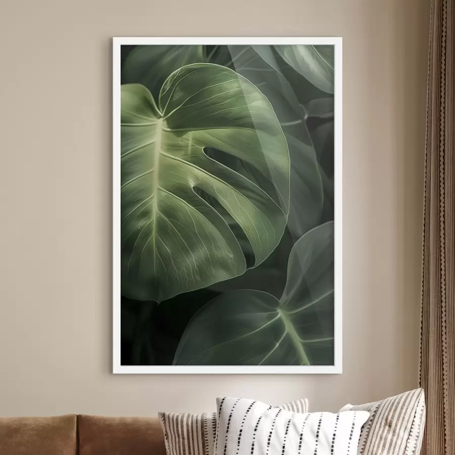 Fototapeta Duże tropikalne liście f48578