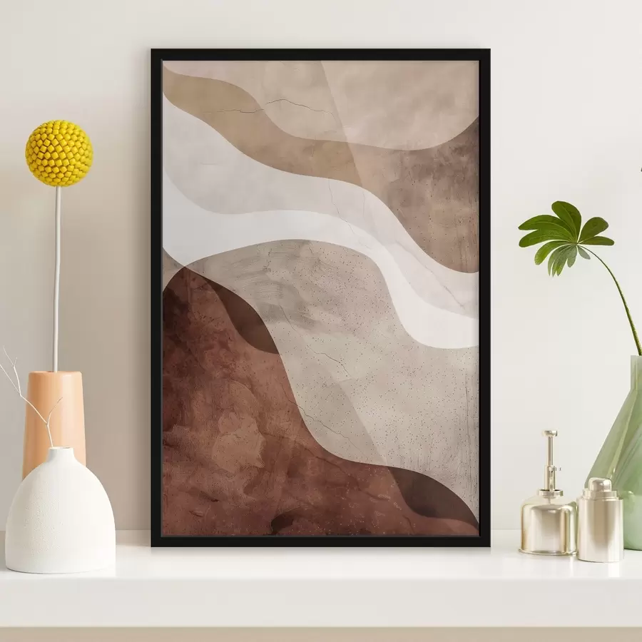 Fototapeta Nowoczesna abstrakcja, ciepłe barwy f48580