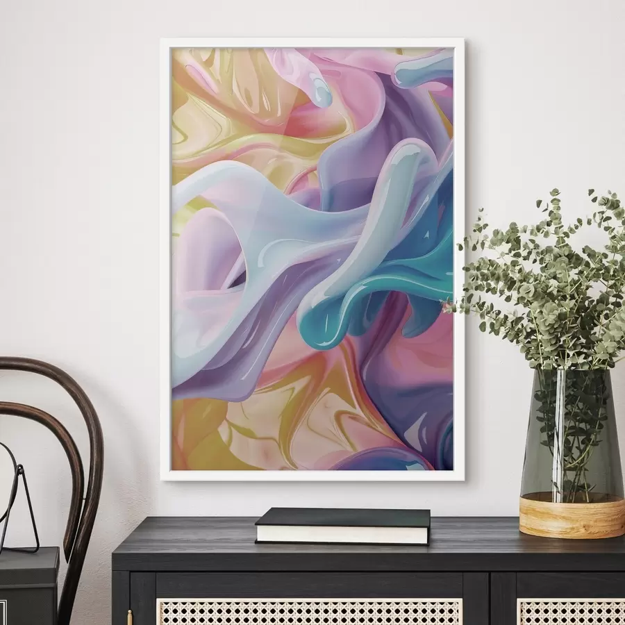 Fototapeta Sztuka abstrakcyjna, dynamiczna kolorystyka f48582