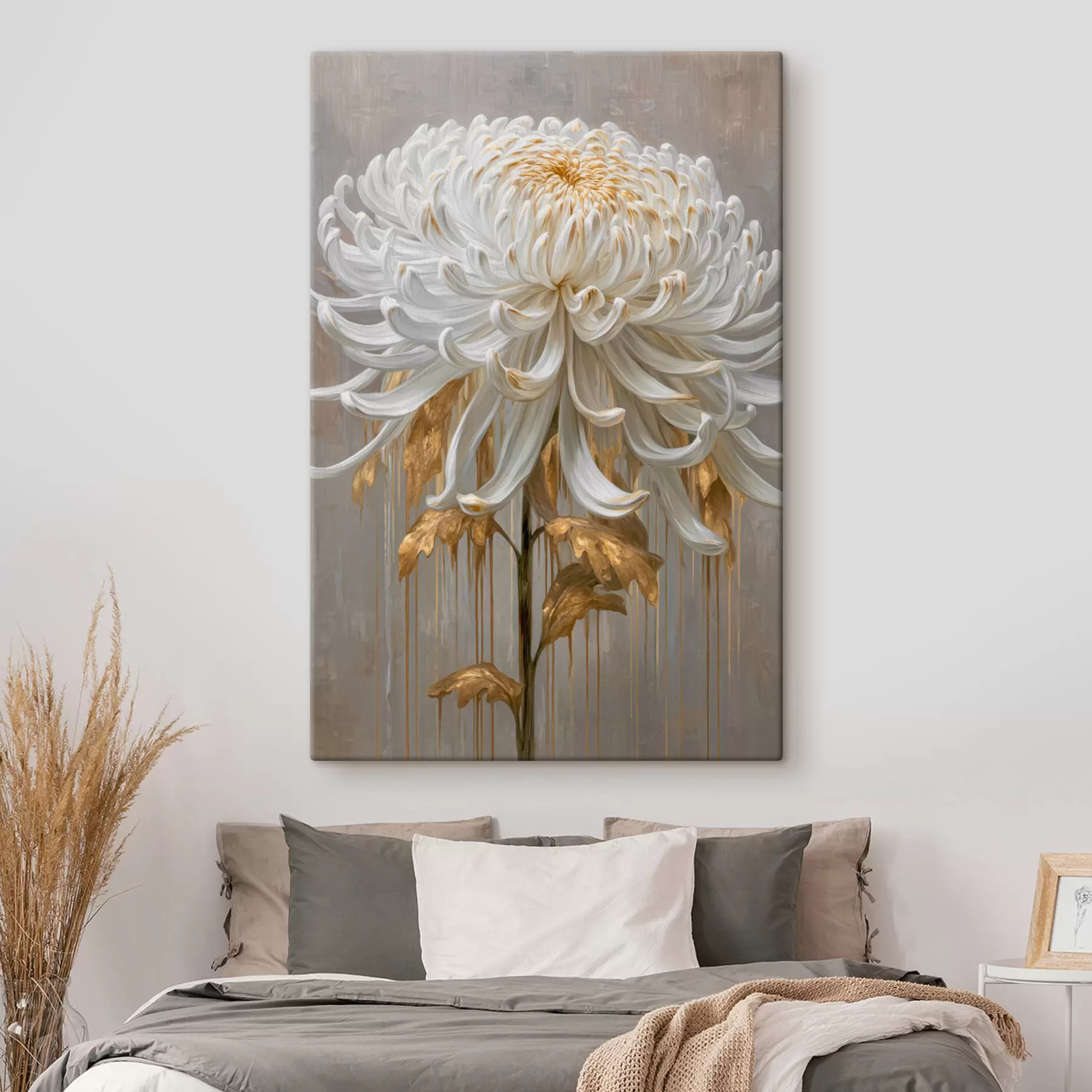 Obraz Duży abstrakcyjny kwiat s48520