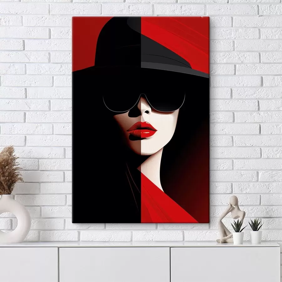 Obraz Kobieta w kapeluszu s48649