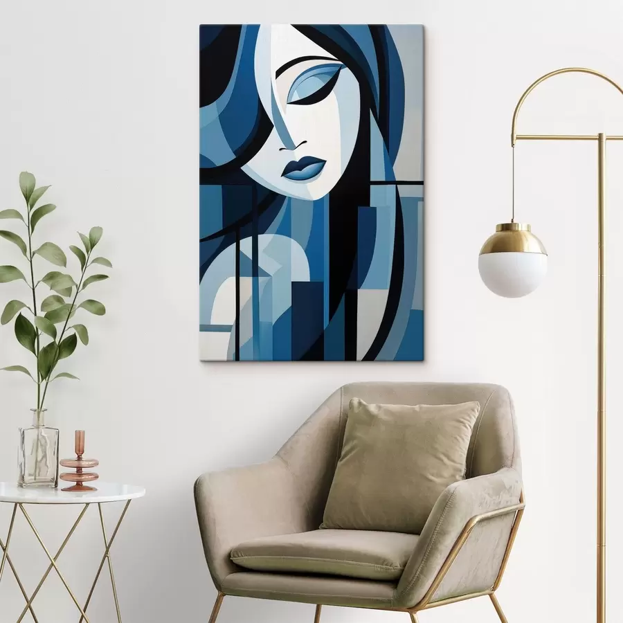 Obraz Abstrakcyjna twarz s48661