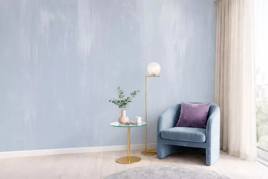 Fototapeta Jasnoniebieskie tło z delikatną pionową fakturą w05121v1