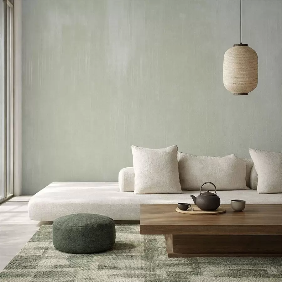 Fototapeta Jasnozielone tło z delikatną pionową fakturą w05121v3