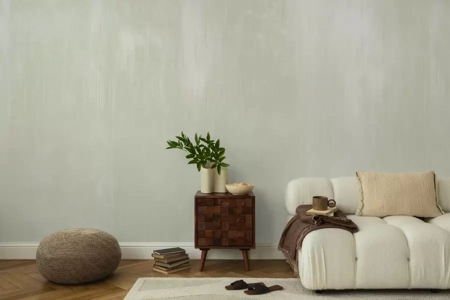 Fototapeta Jasnozielone tło z delikatną pionową fakturą w05121v3