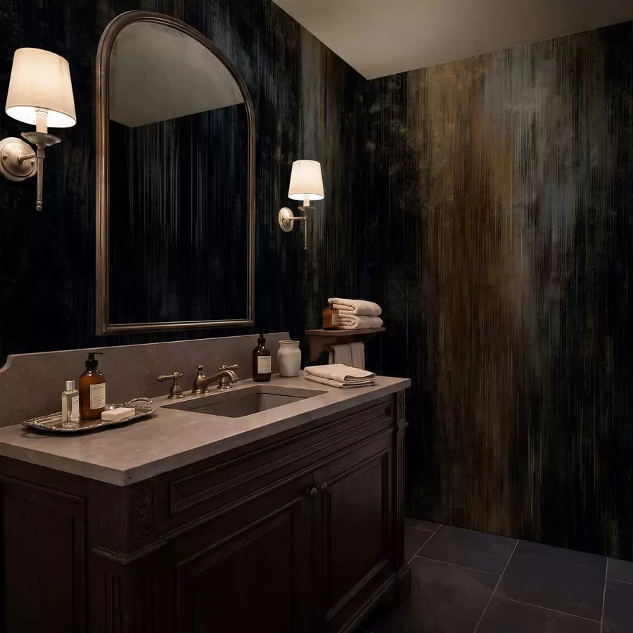 Fototapeta Ciemne, abstrakcyjne tło z pionowymi smugami w05121v5