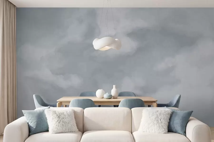 Fototapeta Delikatne, rozmyte tło w jasnoszarych odcieniach w05426v1