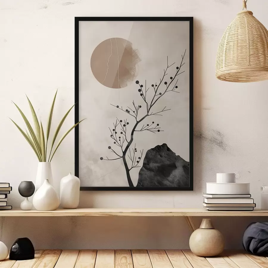 Fototapeta W stylu japońskim, spokój i równowaga f48631