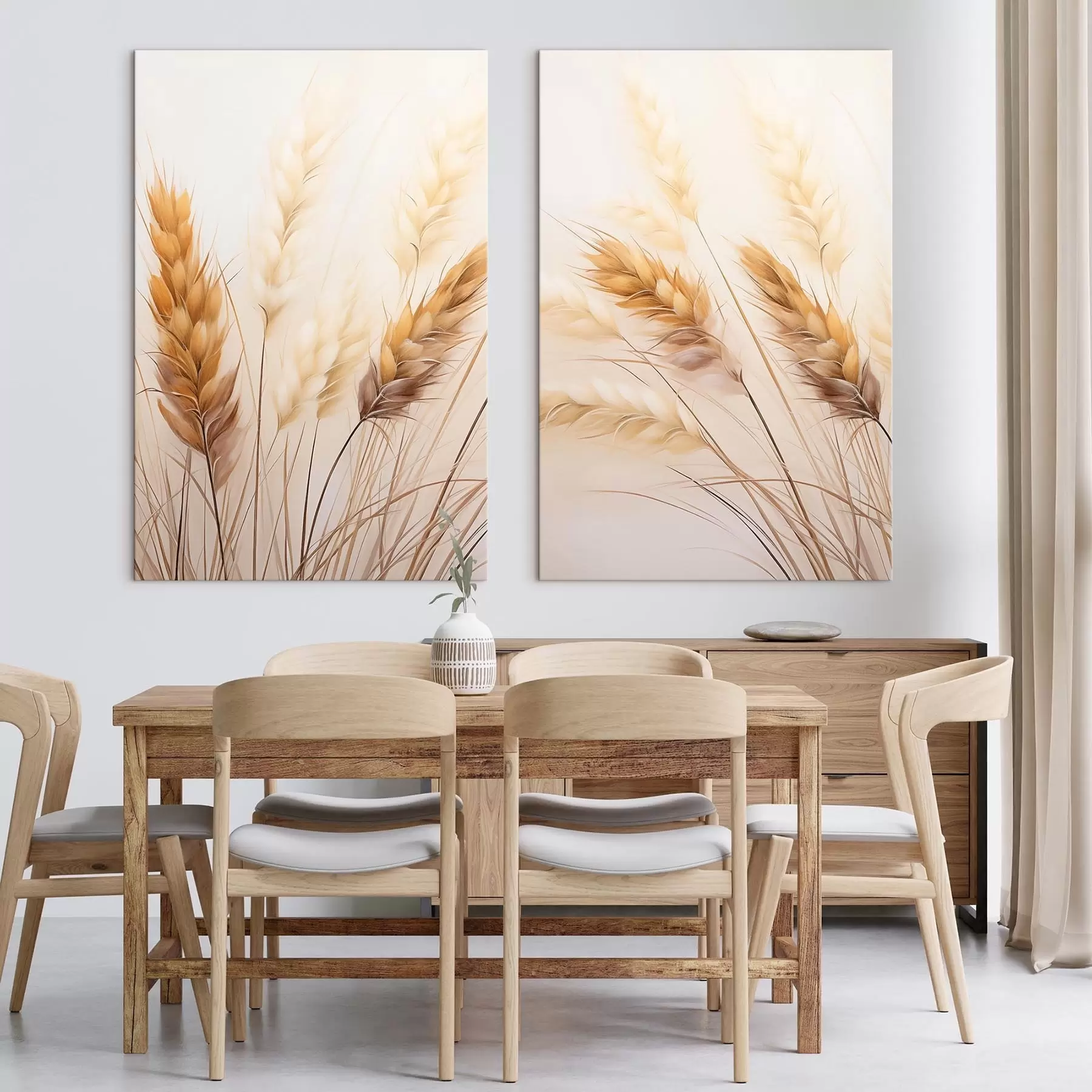 Obraz trawy, ciepłe odcienie m30283