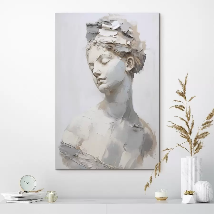 Obraz Antyczne popiersie kobiety, imitacja obrazu s48670
