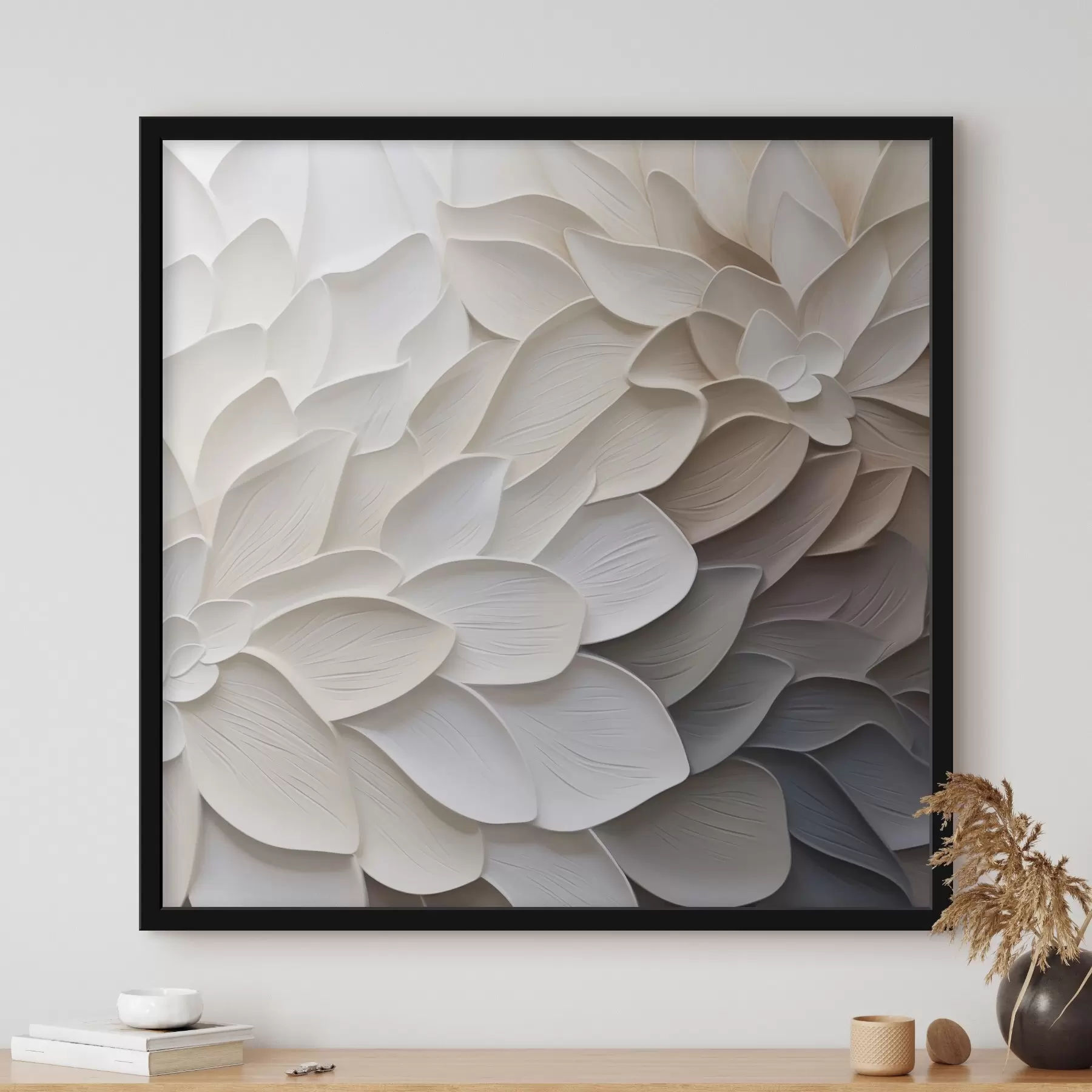 Fototapeta Abstrakcyjne płatki kwiatów w stylu malarskim f48677