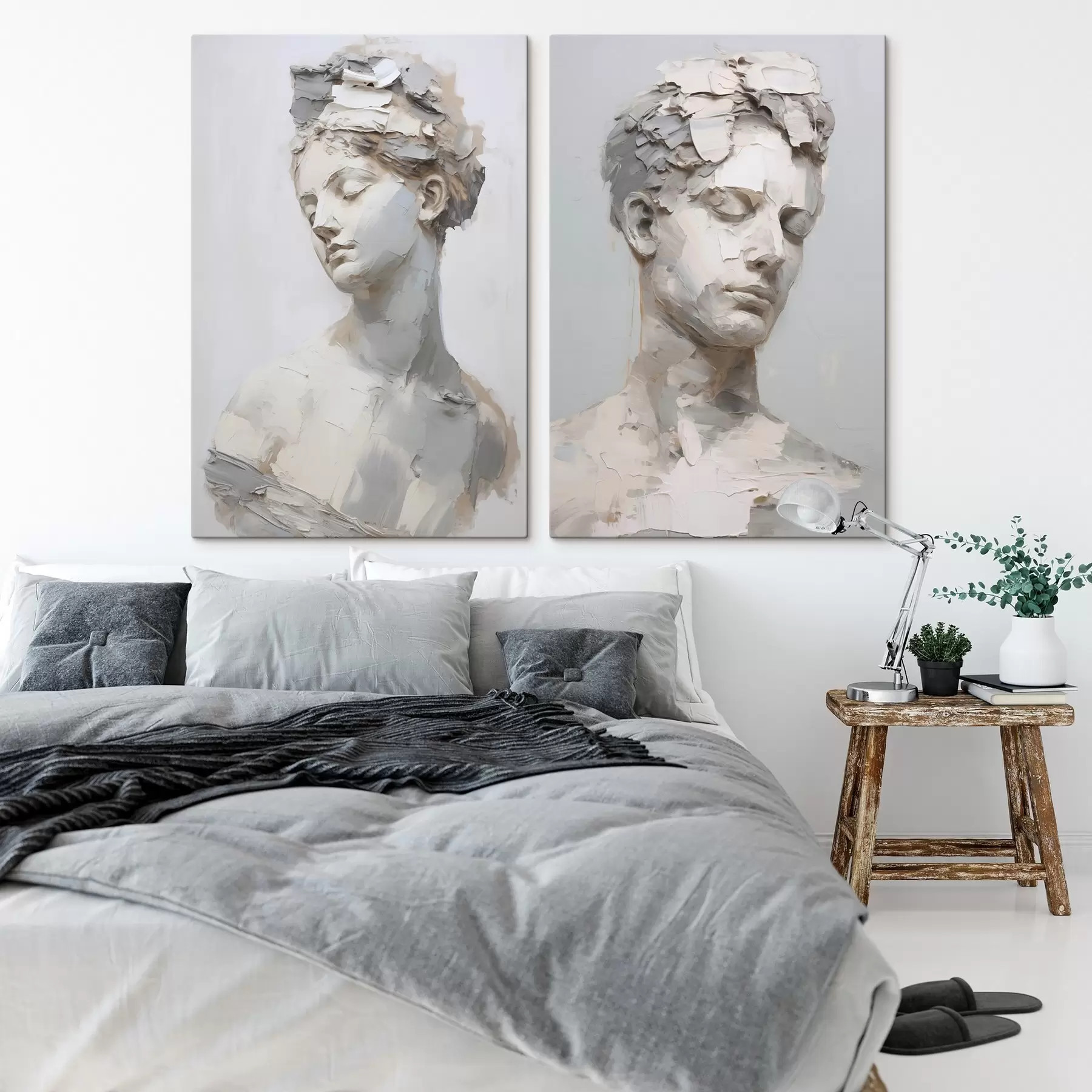 Obraz Antyczna imitacja popiersia z obrazu m30293