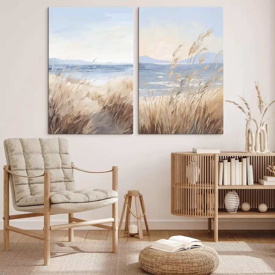 Obraz Obraz przedstawiający nadmorski krajobraz m30297