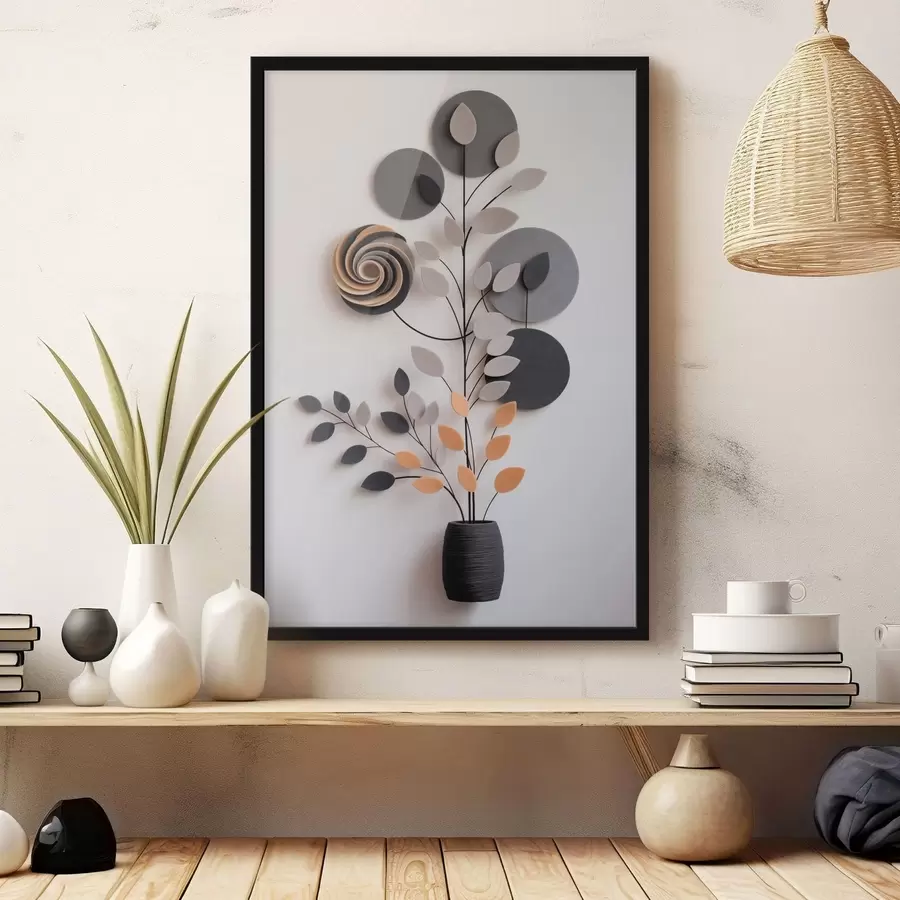 Fototapeta Roślina ozdobna o kształcie kół i spirali f48599