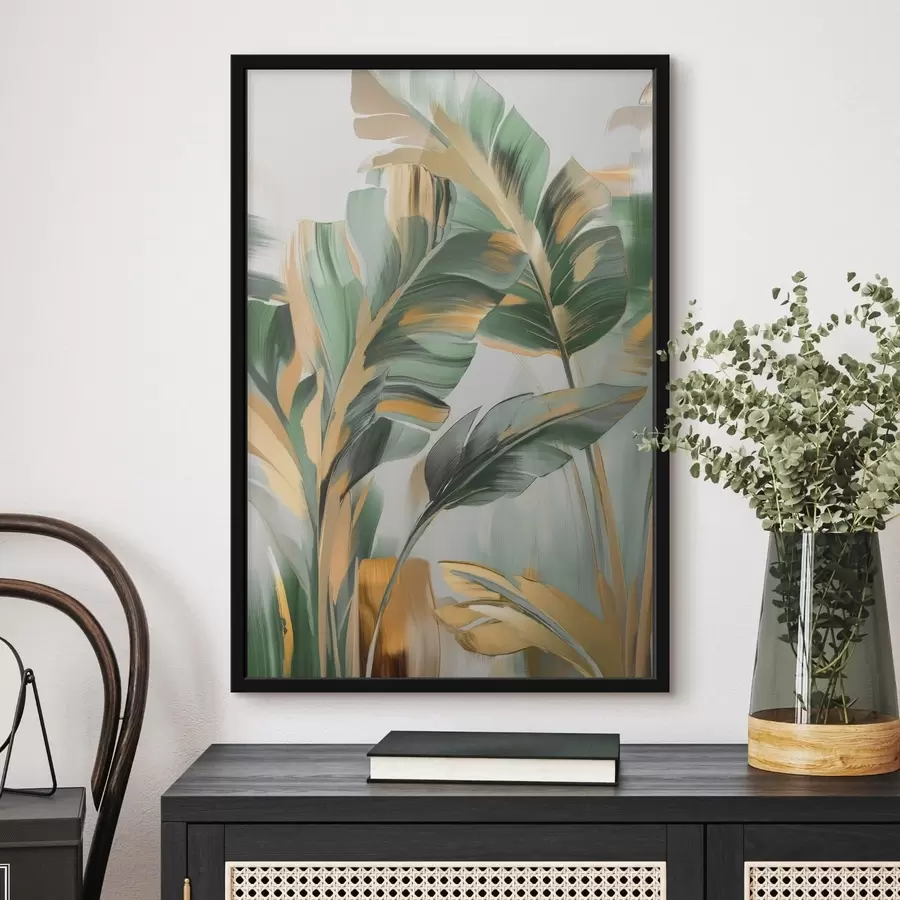 Fototapeta Abstrakcyjne tropikalne liście f48664