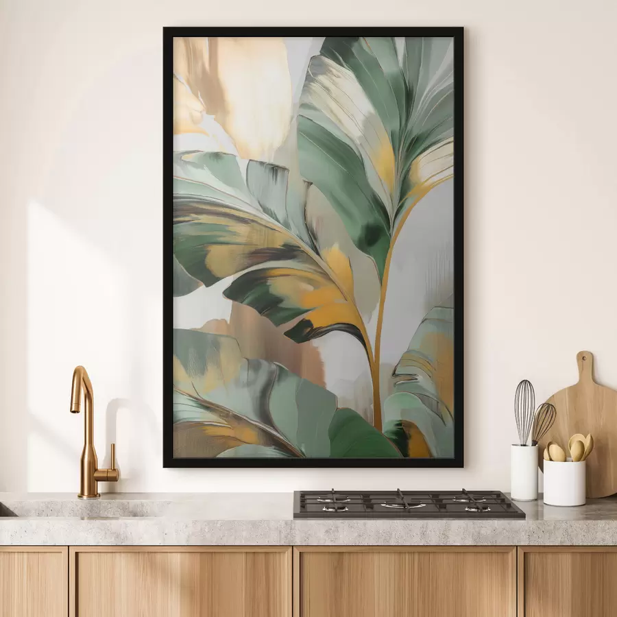 Fototapeta Abstrakcyjne tropikalne liście f48665