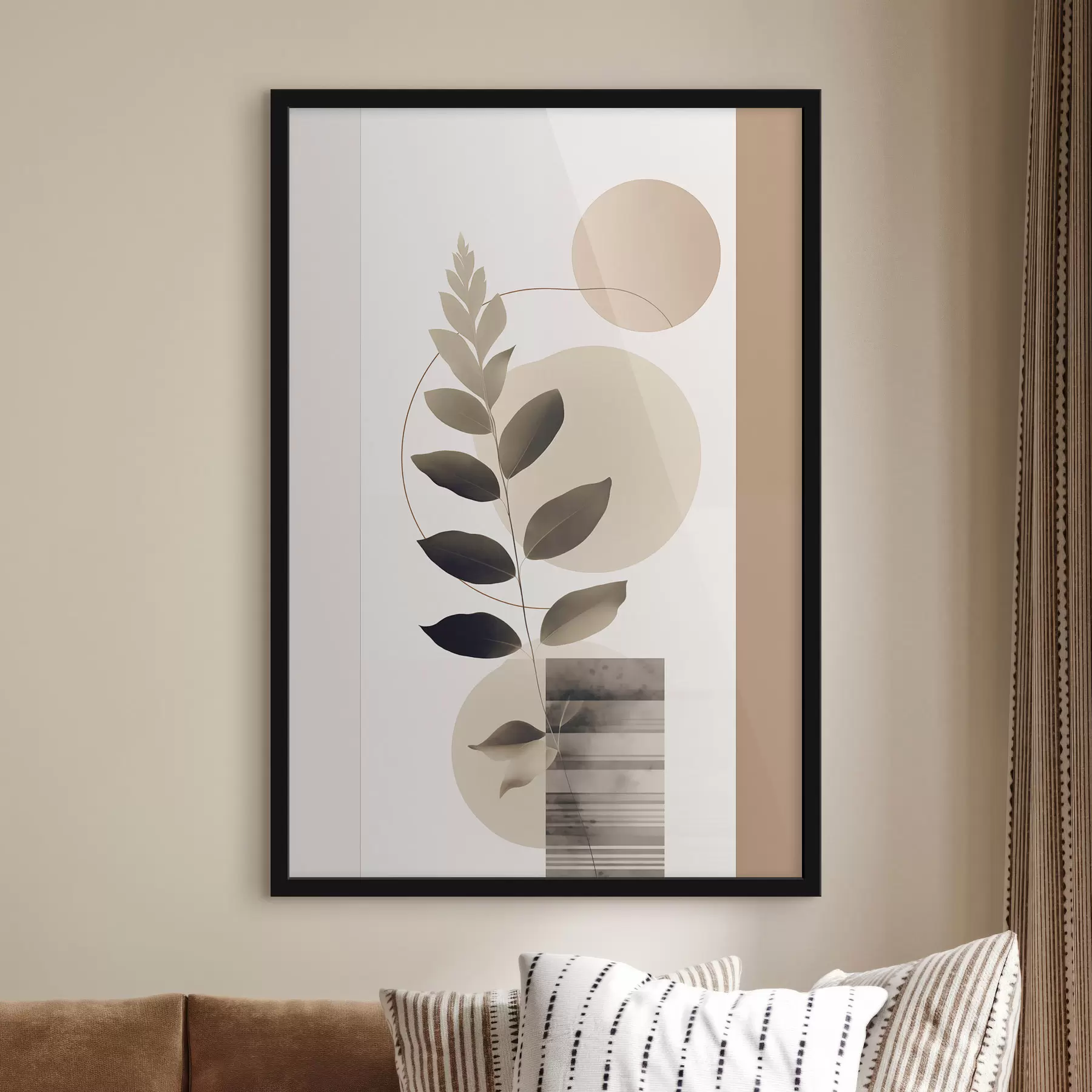 Fototapeta Abstrakcyjne liście roślinne o różnych kształtach f48669