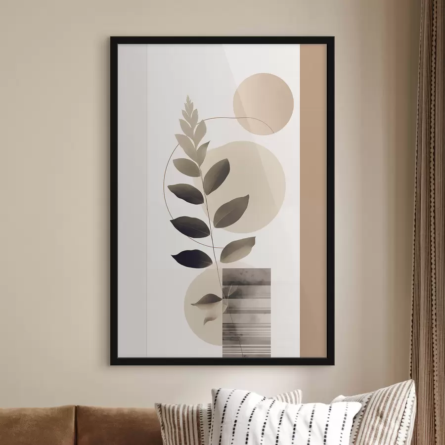 Fototapeta Abstrakcyjne liście roślinne o różnych kształtach f48669