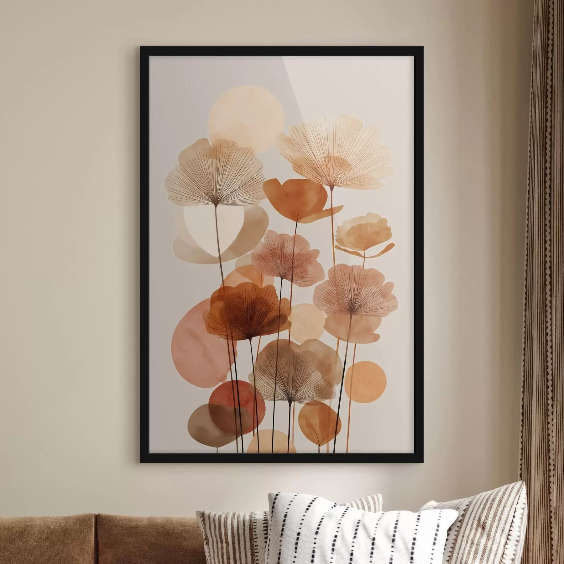 Fototapeta Kwiaty boho f48706