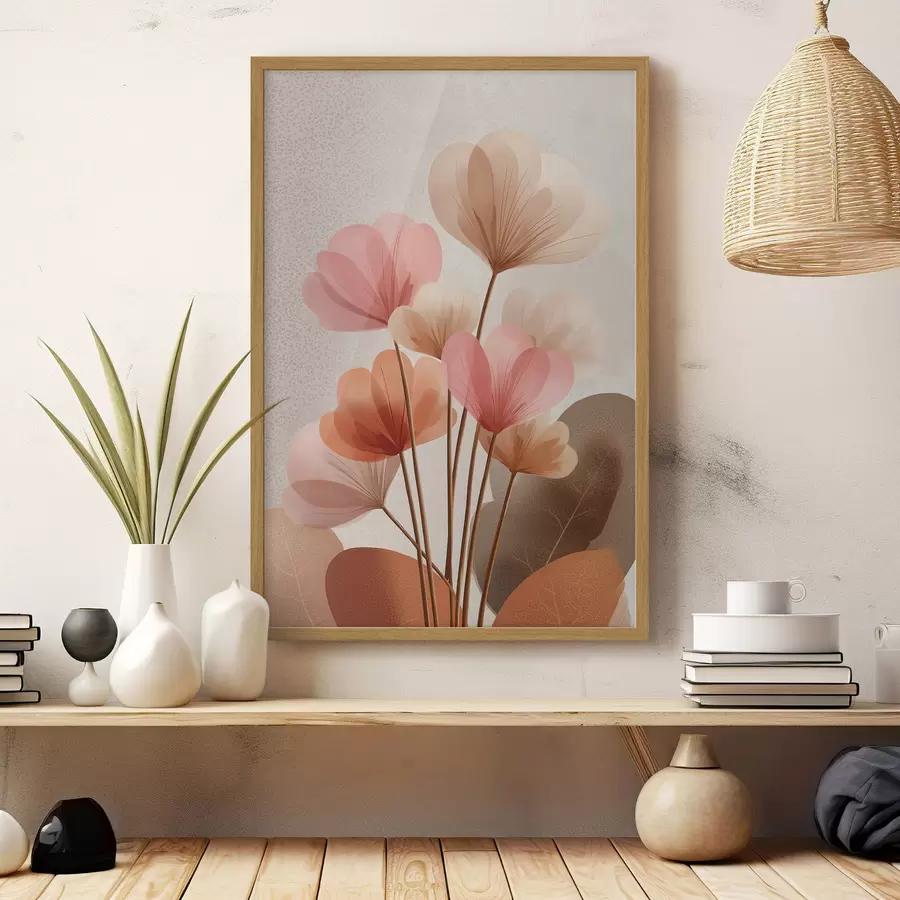 Fototapeta Kwiaty boho f48707