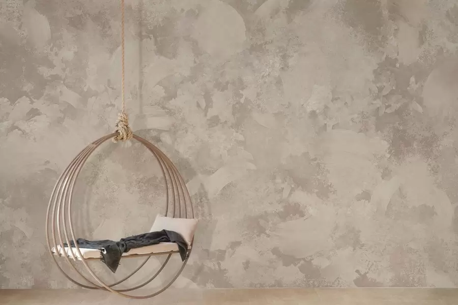 Fototapeta Abstrakcyjna tekstura pędzla w stylu minimalistycznym w odcieniach beżu w05160