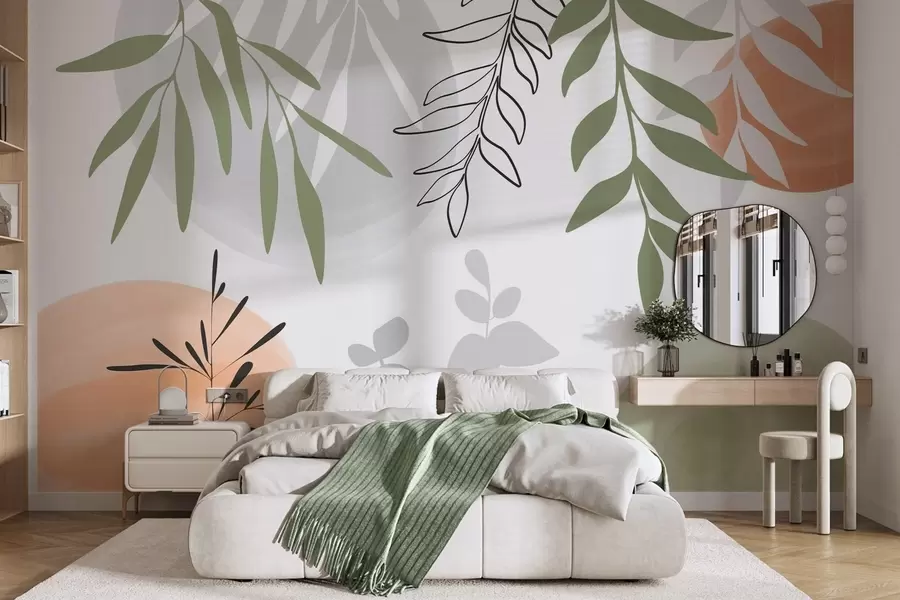 Fototapeta Roślinność abstrakcyjna w05506