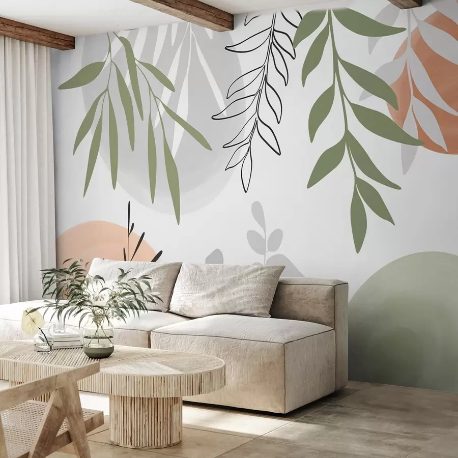 Fototapeta Roślinność abstrakcyjna w05506