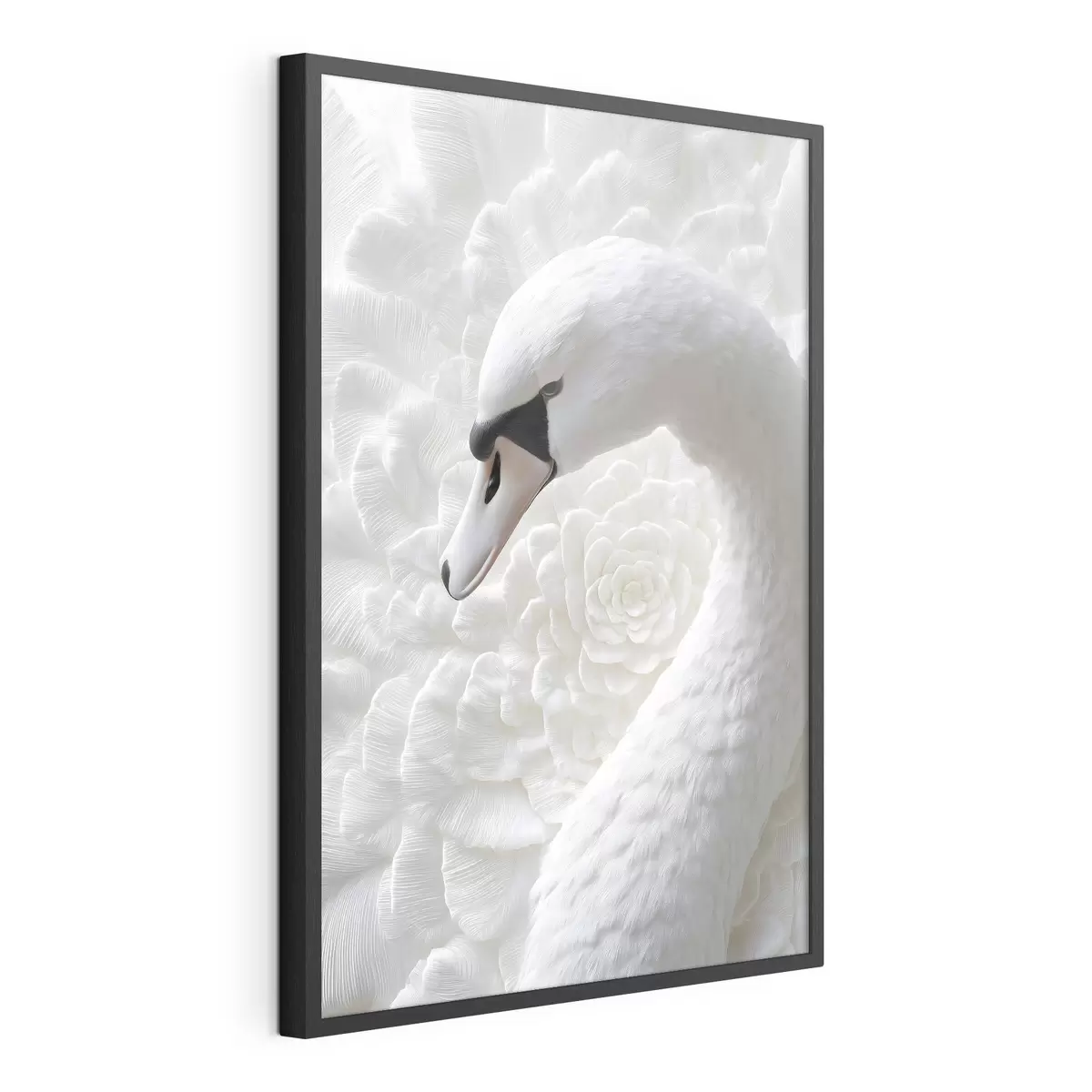 Plakat pełen wdzięku łabędź f48781