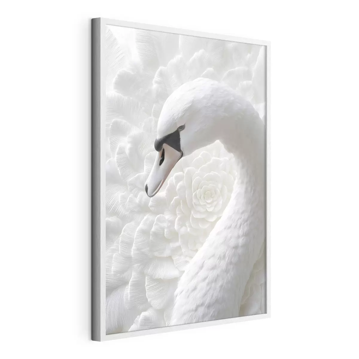 Plakat pełen wdzięku łabędź f48781