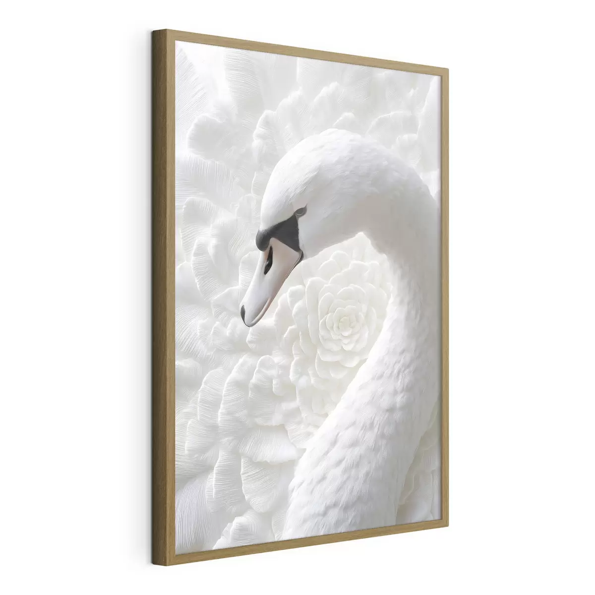Plakat pełen wdzięku łabędź f48781