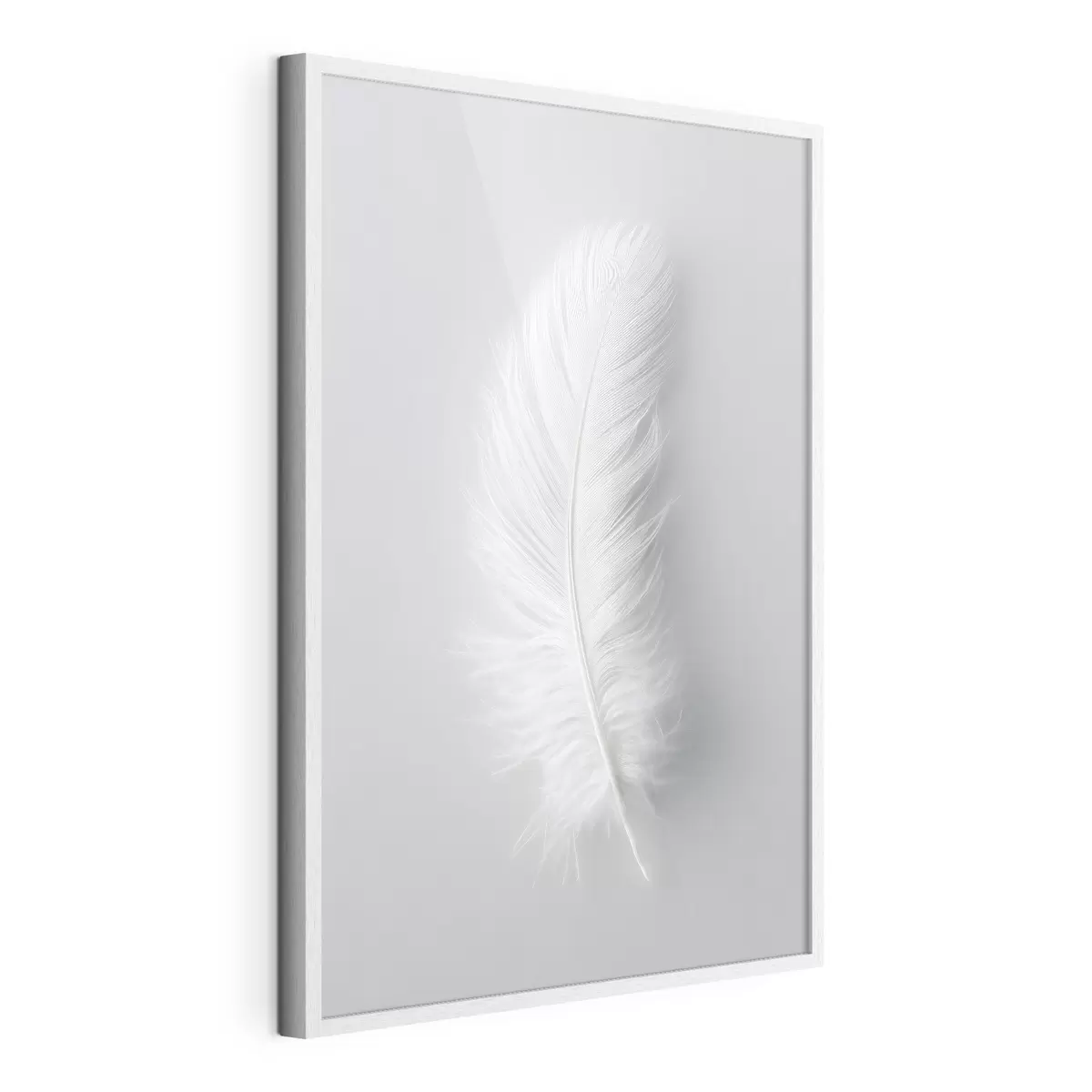 Plakat eleganckie pióro łabędzia f48782