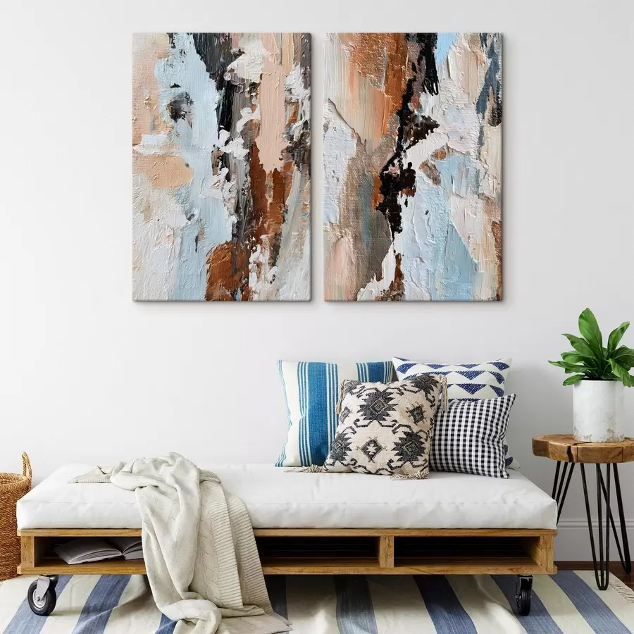 Fototapeta abstrakcja ekspresyjna; imitacja farby m30332