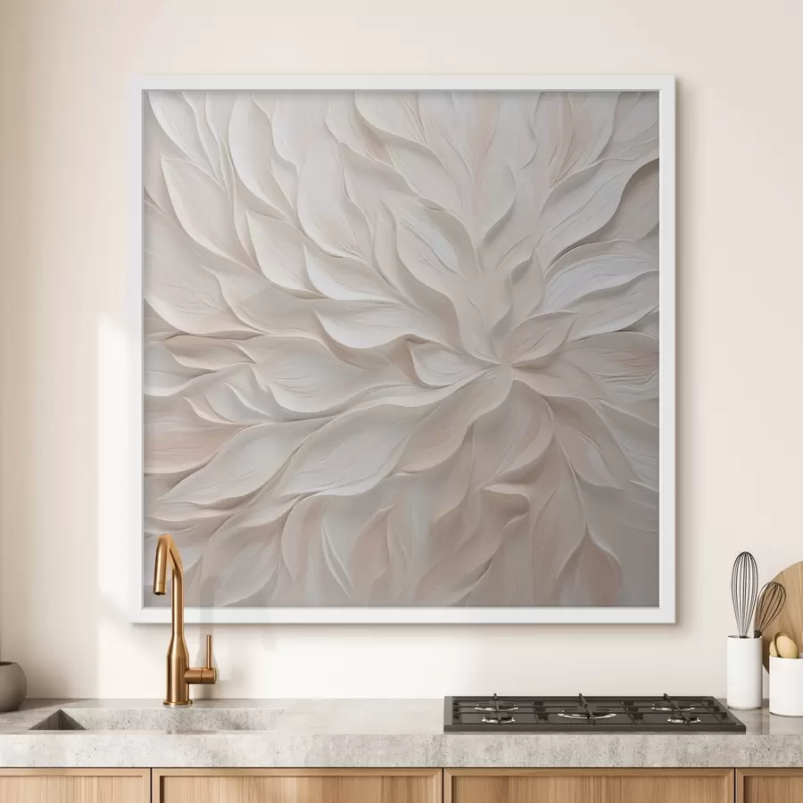 Fototapeta Abstrakcyjne płatki kwiatów w stylu malarskim f48759