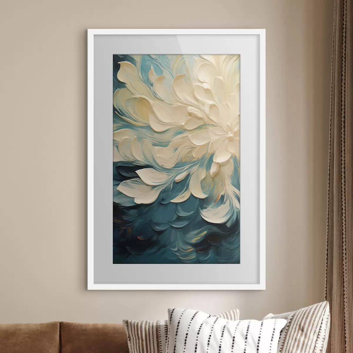 Plakat Abstrakcja w kolorze f48902