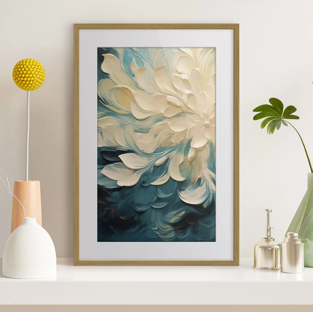 Plakat Abstrakcja w kolorze f48902