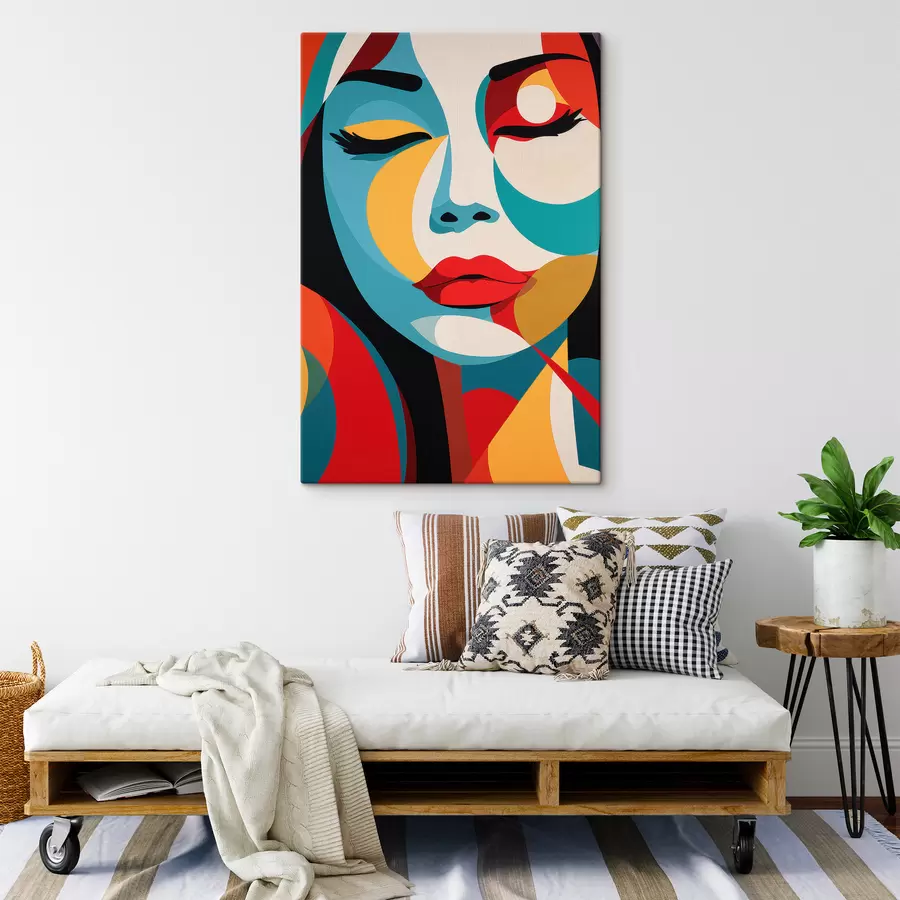 Obraz Abstrakcyjny portret s48948