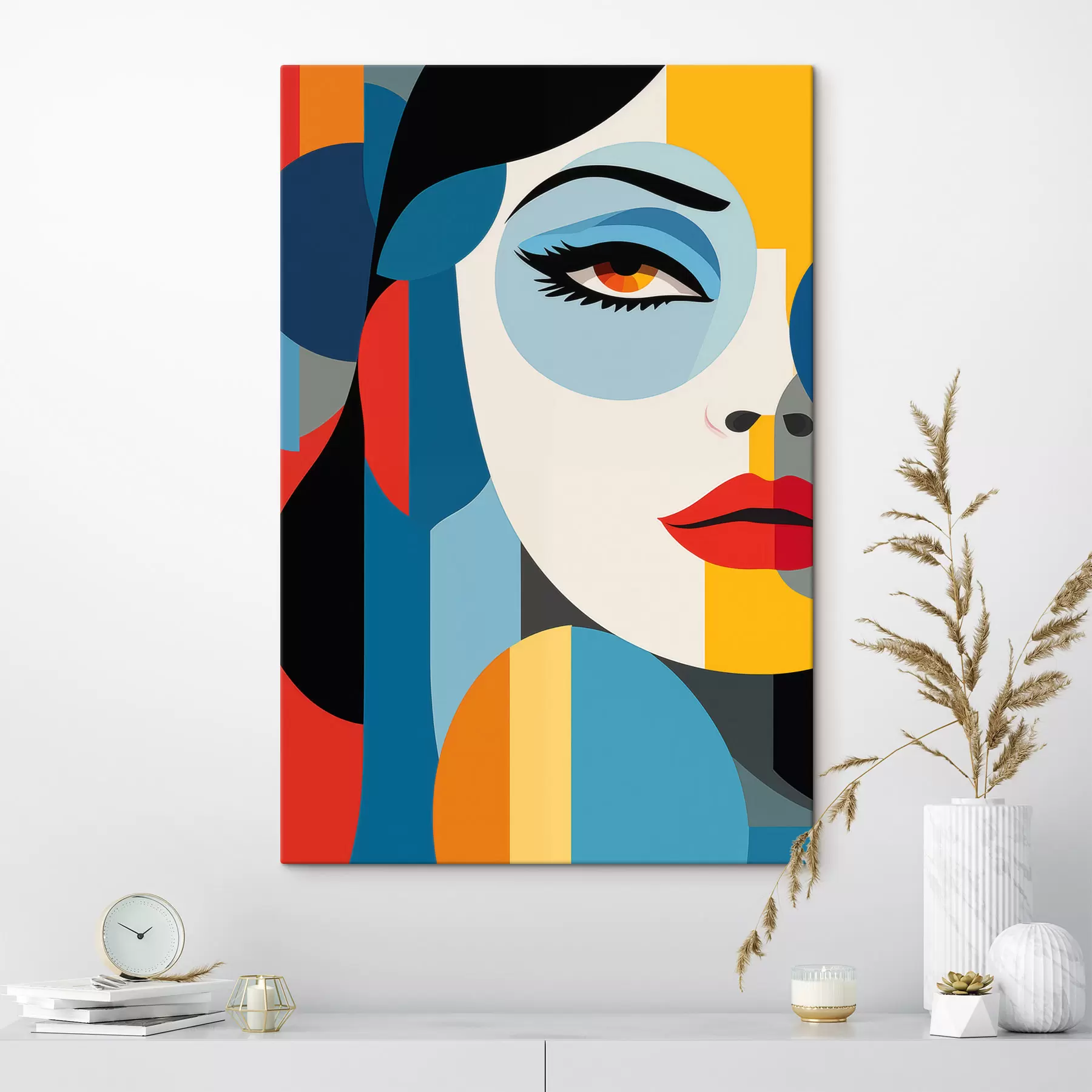 Obraz Abstrakcyjny portret s48949