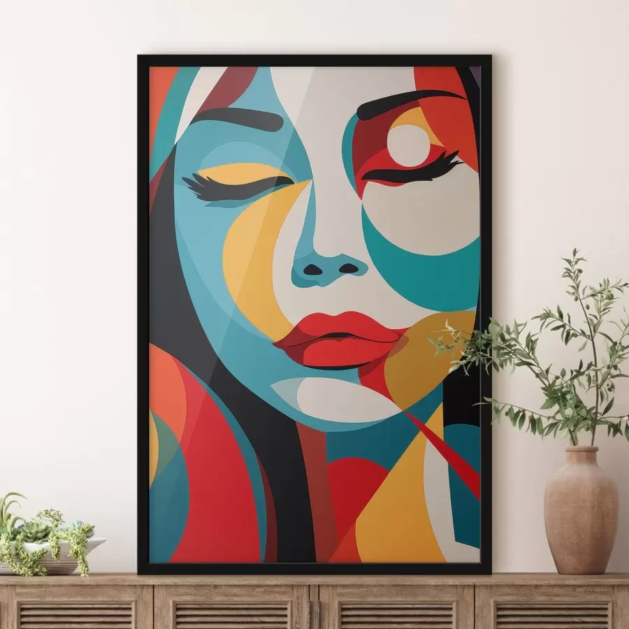 Fototapeta Abstrakcyjny portret f48948